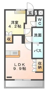 ラメール【2階】の間取り