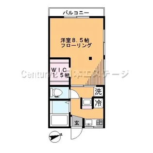 ハウスカブラキ【1階】の間取り