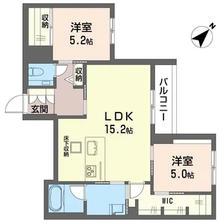 ミライザ桜丘【1階】の間取り