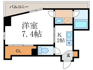 Wave【4階】の間取り