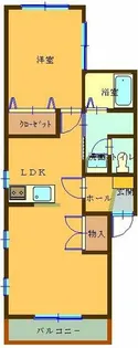 ハピネスかわしま【3階】の間取り