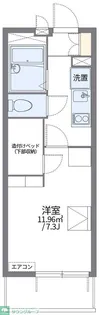 レオパレスウタガワ【1階】の間取り