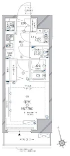 クレイシア三軒茶屋【11階】の間取り