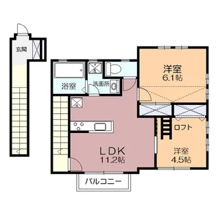 VILLA VINCULUM【2階】の間取り
