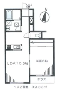 フレンドリーHAMADAYAMAIII【1階】の間取り