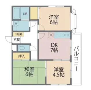 戸田ホームズ【1階】の間取り