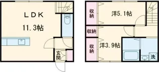 アイナス A棟の間取り