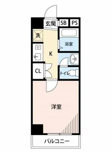 マイナビSTAY葛西駅西通り(アセンズシティ)【8階】の間取り