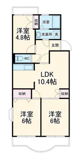 セントーサ西習志野II【3階】の間取り