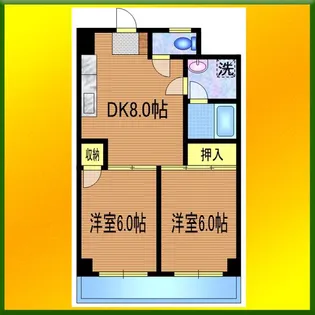 DRホームズ田無【4階】の間取り