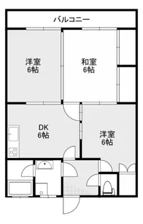レジデンス竪林【1階】の間取り