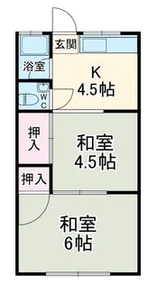 日の出荘【1階】の間取り