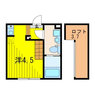 グランシャリオ金町【1階】の間取り