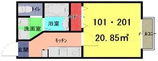 禅-VOLPE-【1階】の間取り