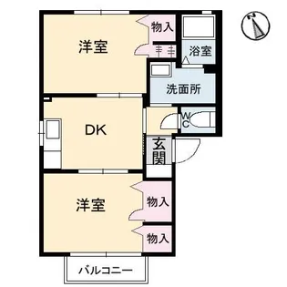 シャロン I棟【1階】の間取り
