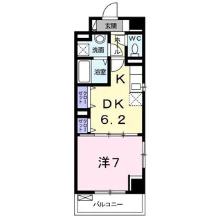 サンフィールド III【3階】の間取り