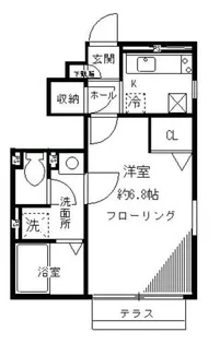 ラヴィエM・A【1階】の間取り