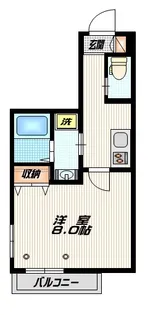 グランキ大森【2階】の間取り