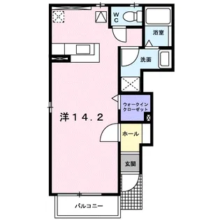 クレメント【1階】の間取り