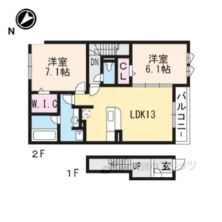 bellefamille【2階】の間取り
