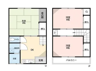 ハイツサンフラワーの間取り