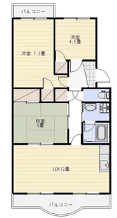 マンション植松【3階】の間取り