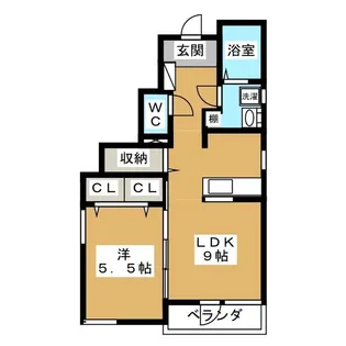 スウェディッシュハウス【1階】の間取り