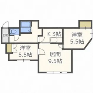 トトロの杜I【2階】の間取り