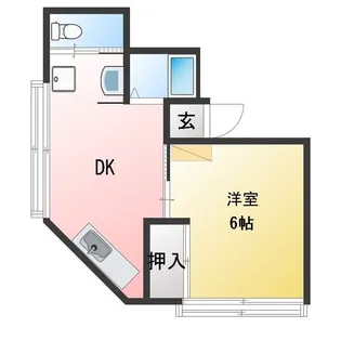メゾンドオグラ【2階】の間取り