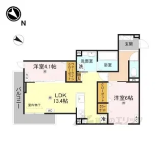 Luce【2階】の間取り