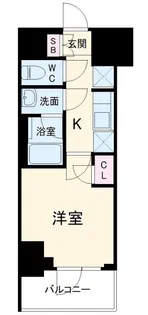 ハーモニーレジデンス川崎#002【7階】の間取り