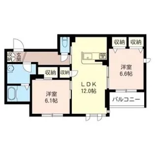 セルディーナ【3階】の間取り