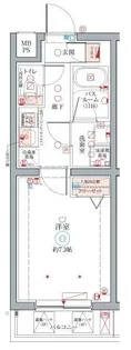 クレヴィスタ柴又【4階】の間取り