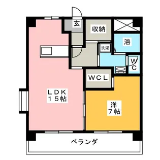 第2パレス佐藤【3階】の間取り