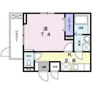 ラヴィベール【1階】の間取り