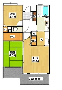 EMラフォーレ実籾【1階】の間取り