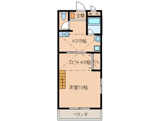 オフイス5【2階】の間取り