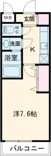 エクセレント浜寺【2階】の間取り