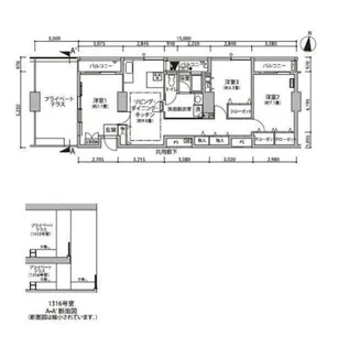 東雲キャナルコートCODAN11号棟【13階】の間取り