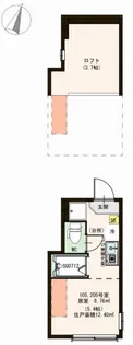 ティアラ新川崎【2階】の間取り