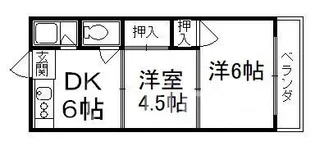 コーポ光【2階】の間取り