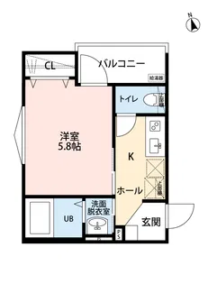 GROWRIO金ケ作【1階】の間取り