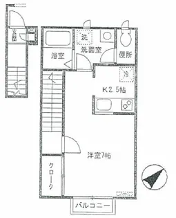 DC神大寺【2階】の間取り