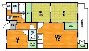 ベレール交北【3階】の間取り