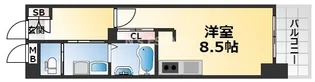 WillDO浜崎通【9階】の間取り