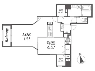 AilE【3階】の間取り