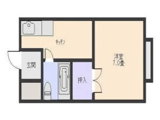 ブルーメンポエジー【1階】の間取り
