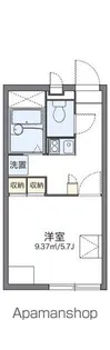 レオパレスリバストン【2階】の間取り
