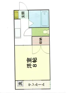太陽ハイツ【3階】の間取り