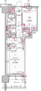 サンクレイドル向ヶ丘遊園【14階】の間取り